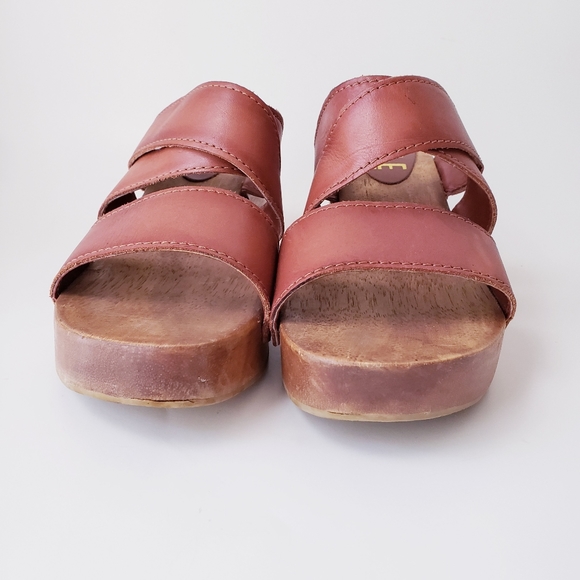 Vintage Paulle Leather and Wood Sandals - Picture 5 of 13